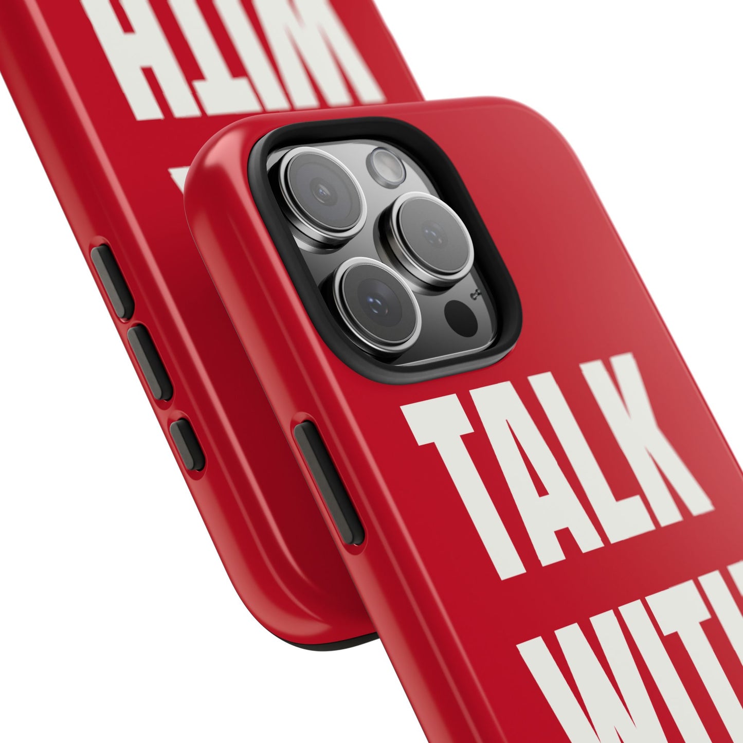 RED TALK WITH GOD Tough Phone Cases