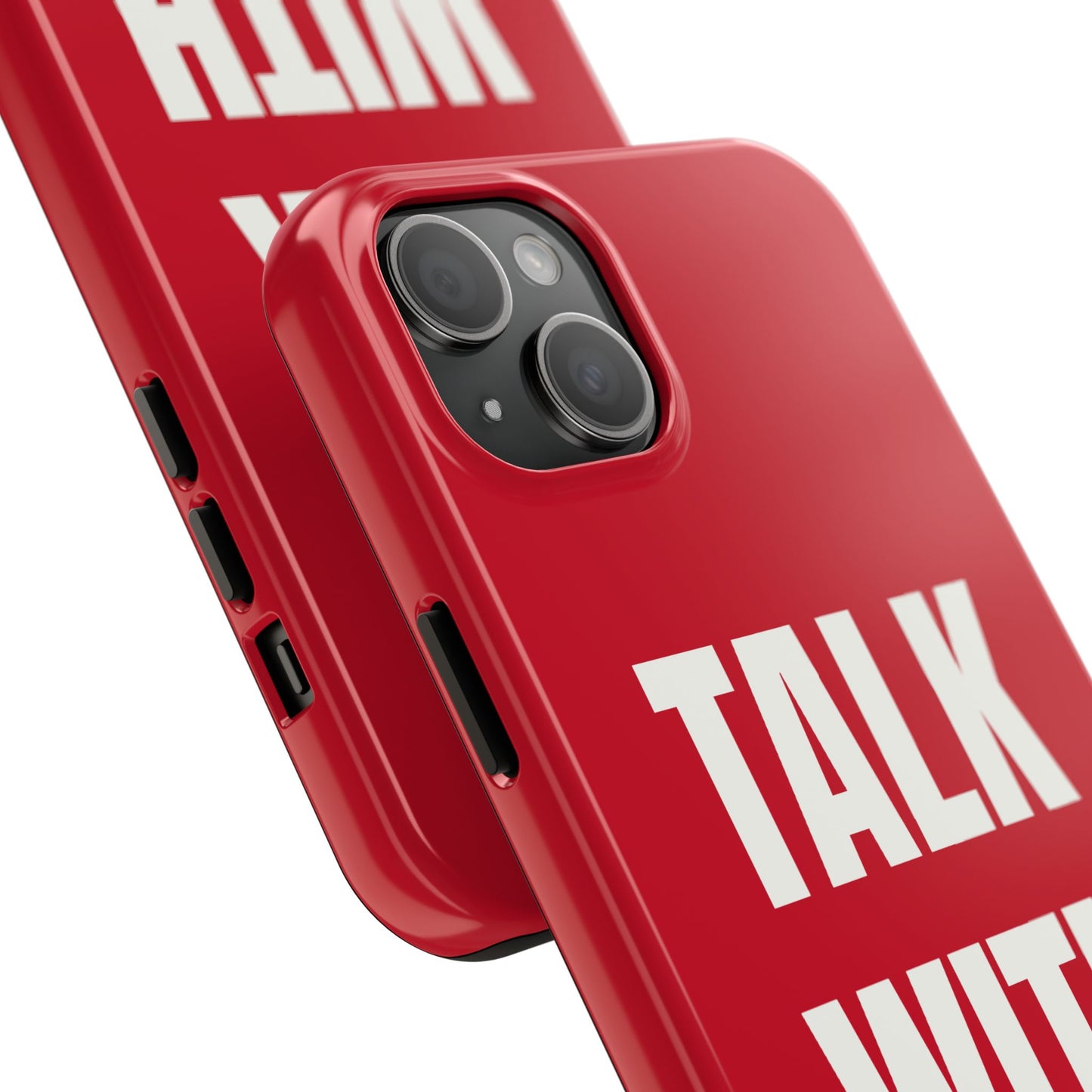 RED TALK WITH GOD Tough Phone Cases