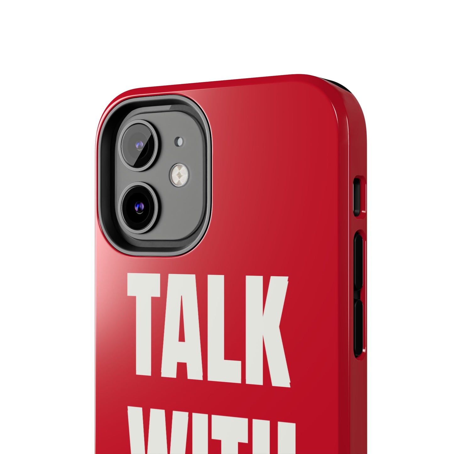 RED TALK WITH GOD Tough Phone Cases