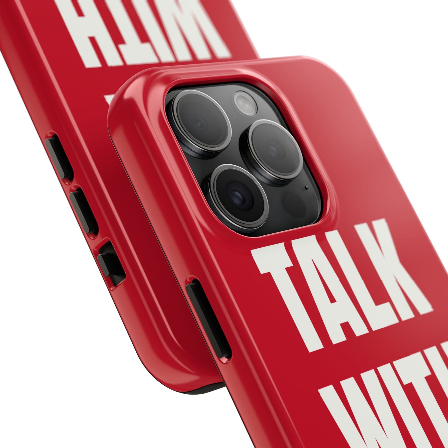 RED TALK WITH GOD Tough Phone Cases