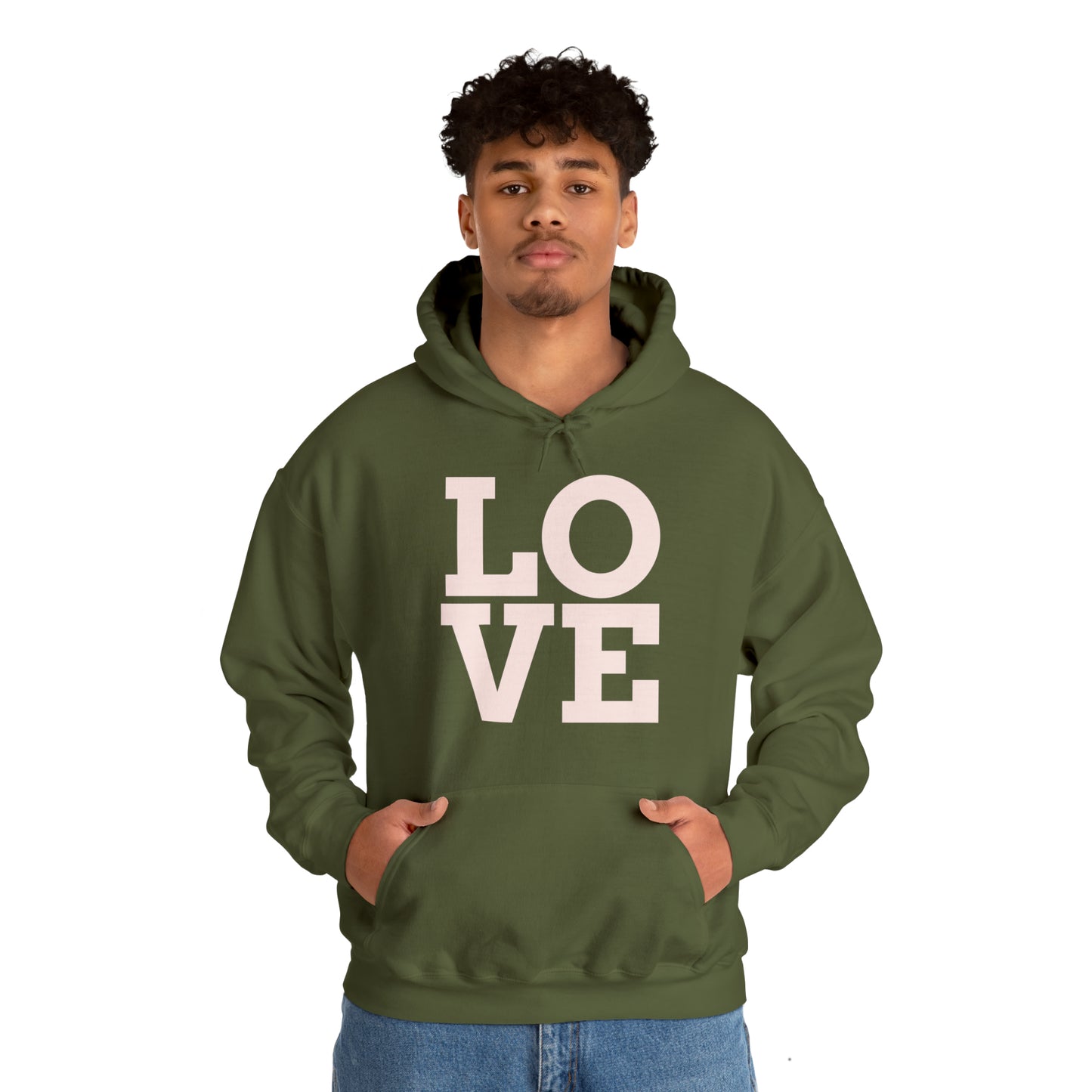 Unisex Heavy Blend™  LOVE Hooded Sweatshirt