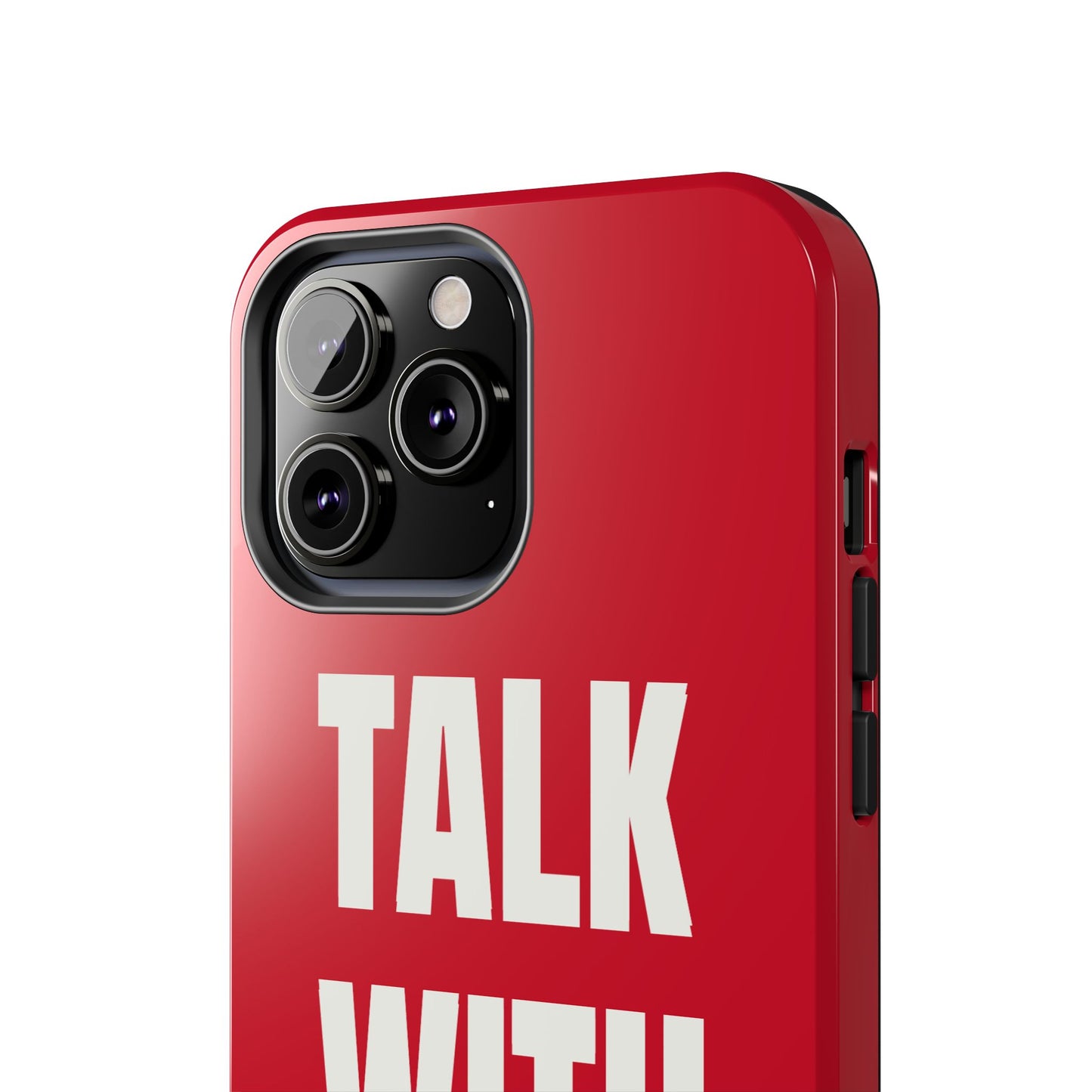 RED TALK WITH GOD Tough Phone Cases