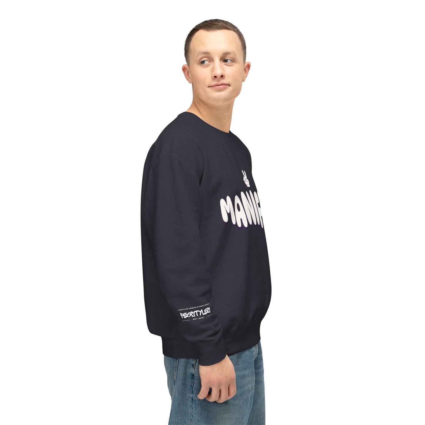 MANIFEST Unisex Lightweight Crewneck Sweatshirt