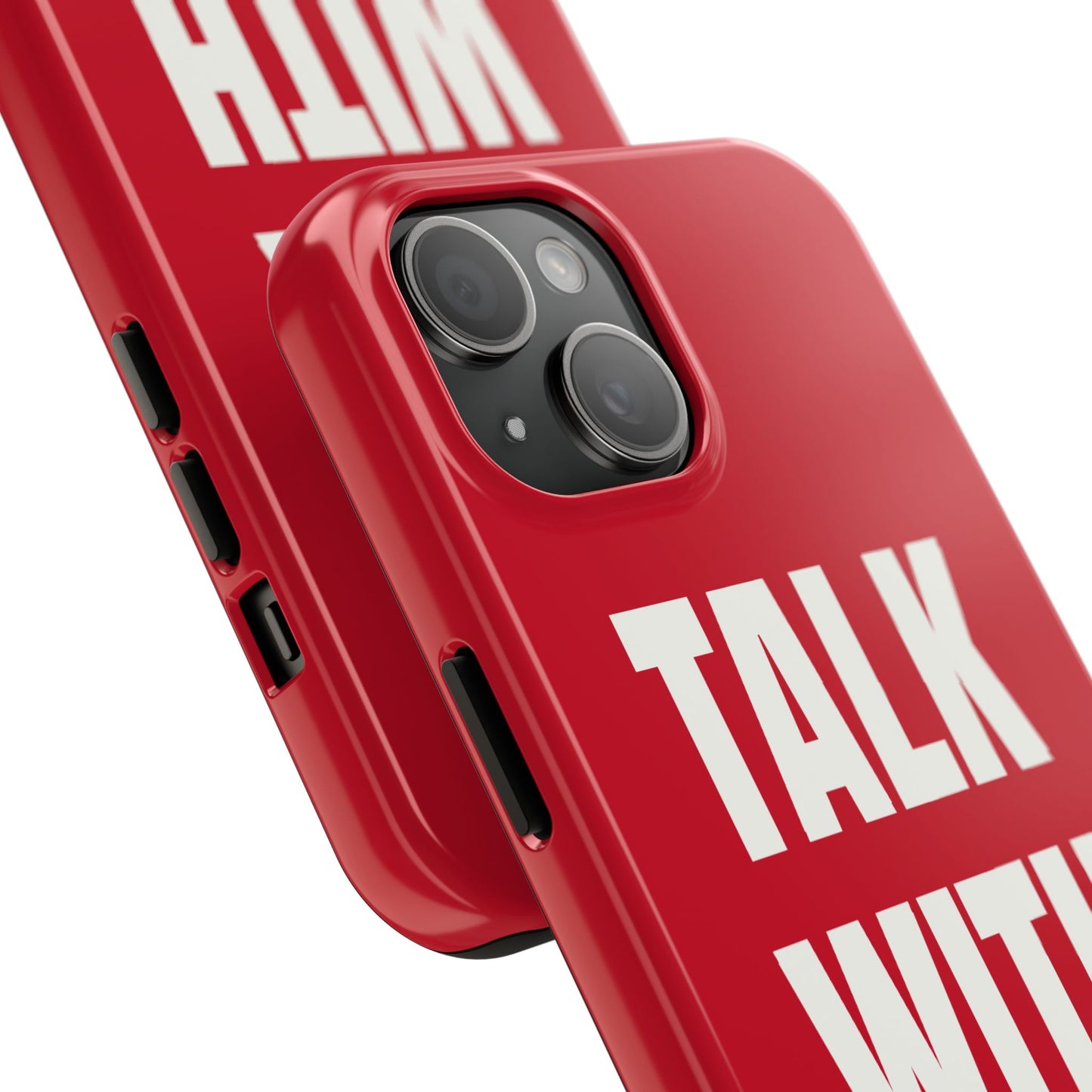 RED TALK WITH GOD Tough Phone Cases