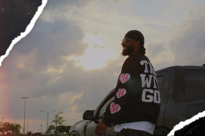 TALK WITH GOD CREWNECK (PINK & BLACK)