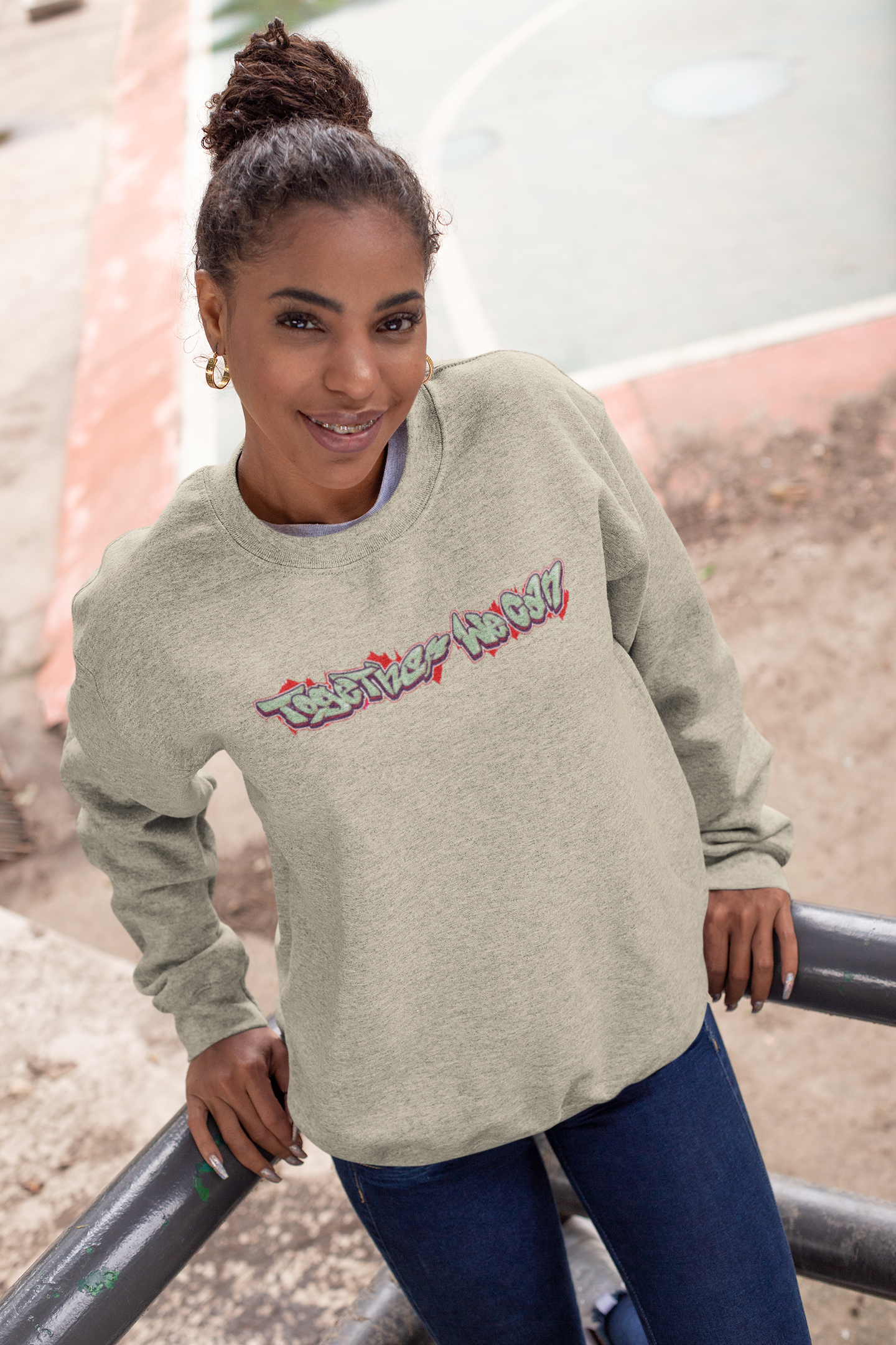 Unisex Heavy Blend™  TOGETHER WE CAN Crewneck Sweatshirt