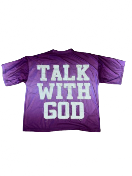 PEGSTYLES Talk With God | Purple Self Love Tee