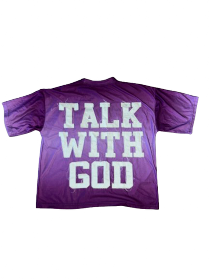 PEGSTYLES Talk With God | Purple Self Love Tee