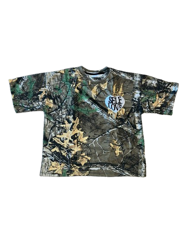 TALK WITH GOD | LIGHT WOODLAND CAMO | Box Tee