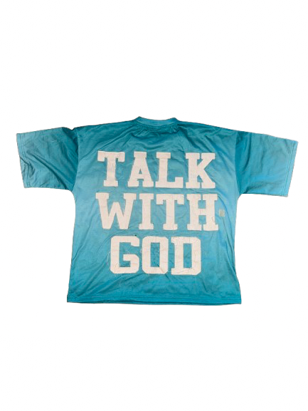 TALK WITH GOD | TEAL CHEERY BLOSSOM | Box Tee