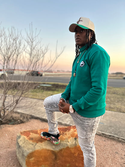 Lord Jordvn X PEGSTYLES YING YANG WATERS TURTLENECK SWEATERS