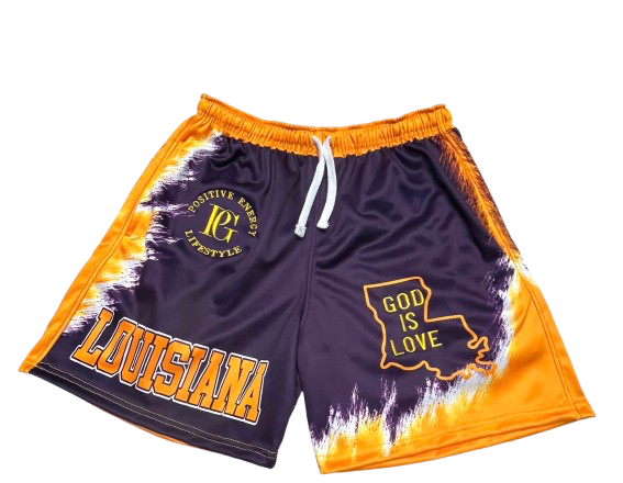 LOUISIANA GOD IS LOVE SHORTS