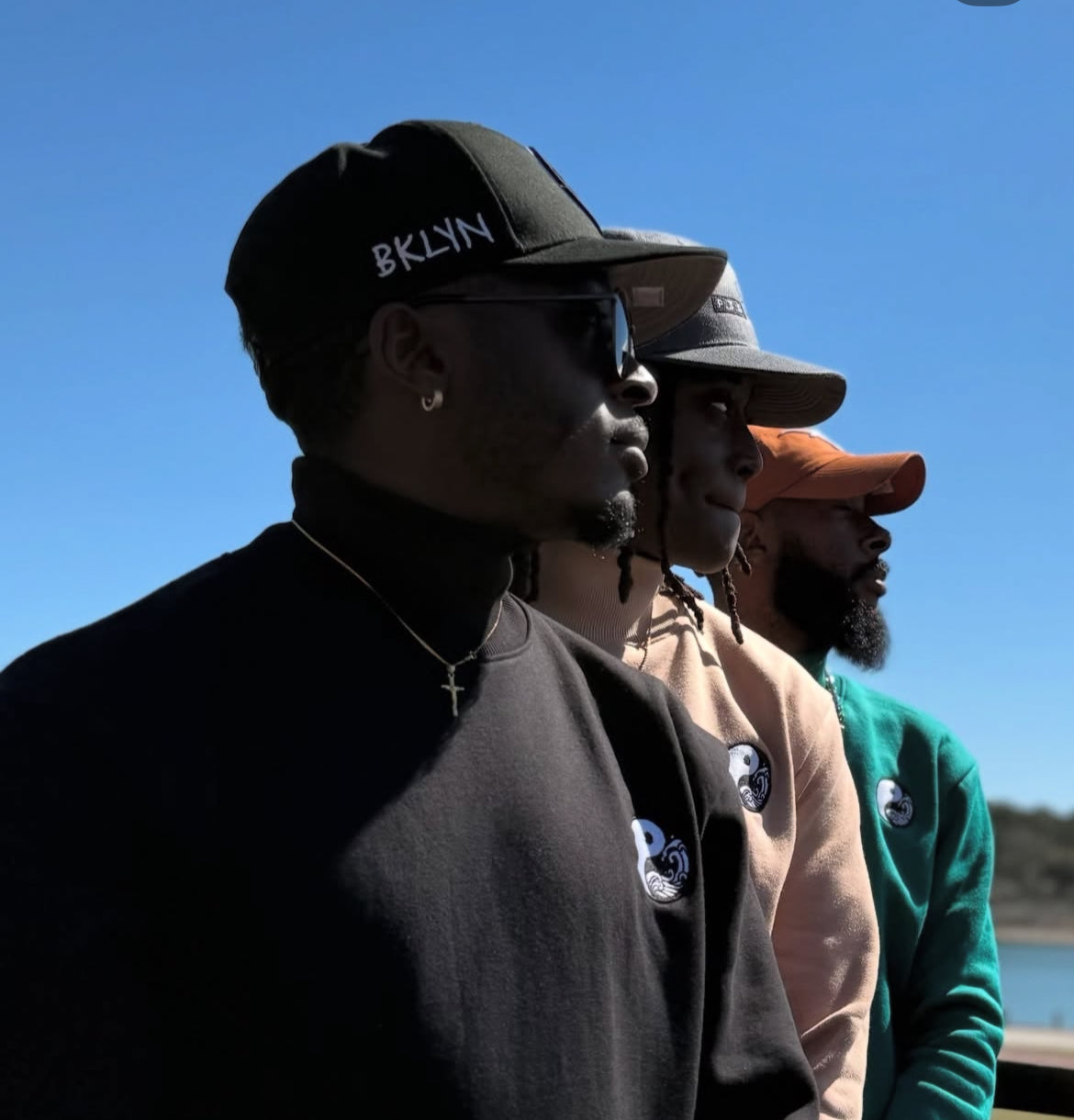 Lord Jordvn X PEGSTYLES YING YANG WATERS TURTLENECK SWEATERS