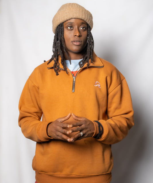 WATERS AUTUMN BROWN QUARTER ZIP