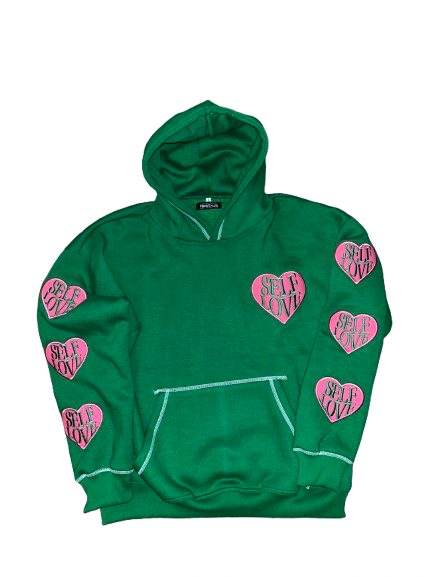 TALK WITH GOD Green & Pink Hoodie| Bold Faith | PEGSTYLES