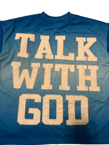 TALK WITH GOD BLUE Box Tee