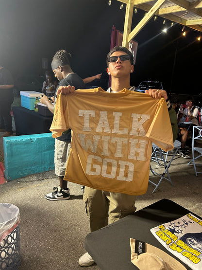 TALK WITH GOD TAN Box Tee