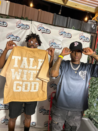 TALK WITH GOD TAN Box Tee
