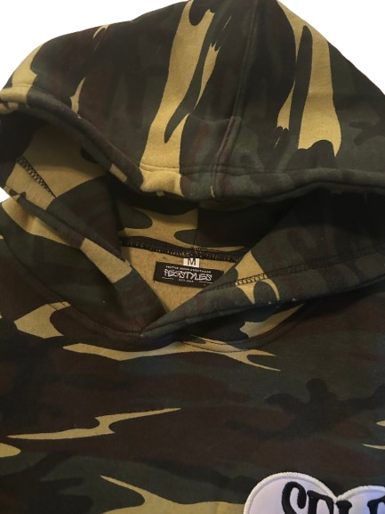TALK WITH GOD ARMY GREEN Hoodie
