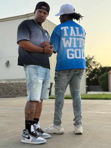 TALK WITH GOD BLUE Box Tee