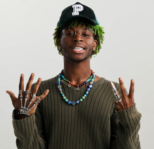 Emerald Green Suede Trucker Hat | Embroidered P Trucker Hat