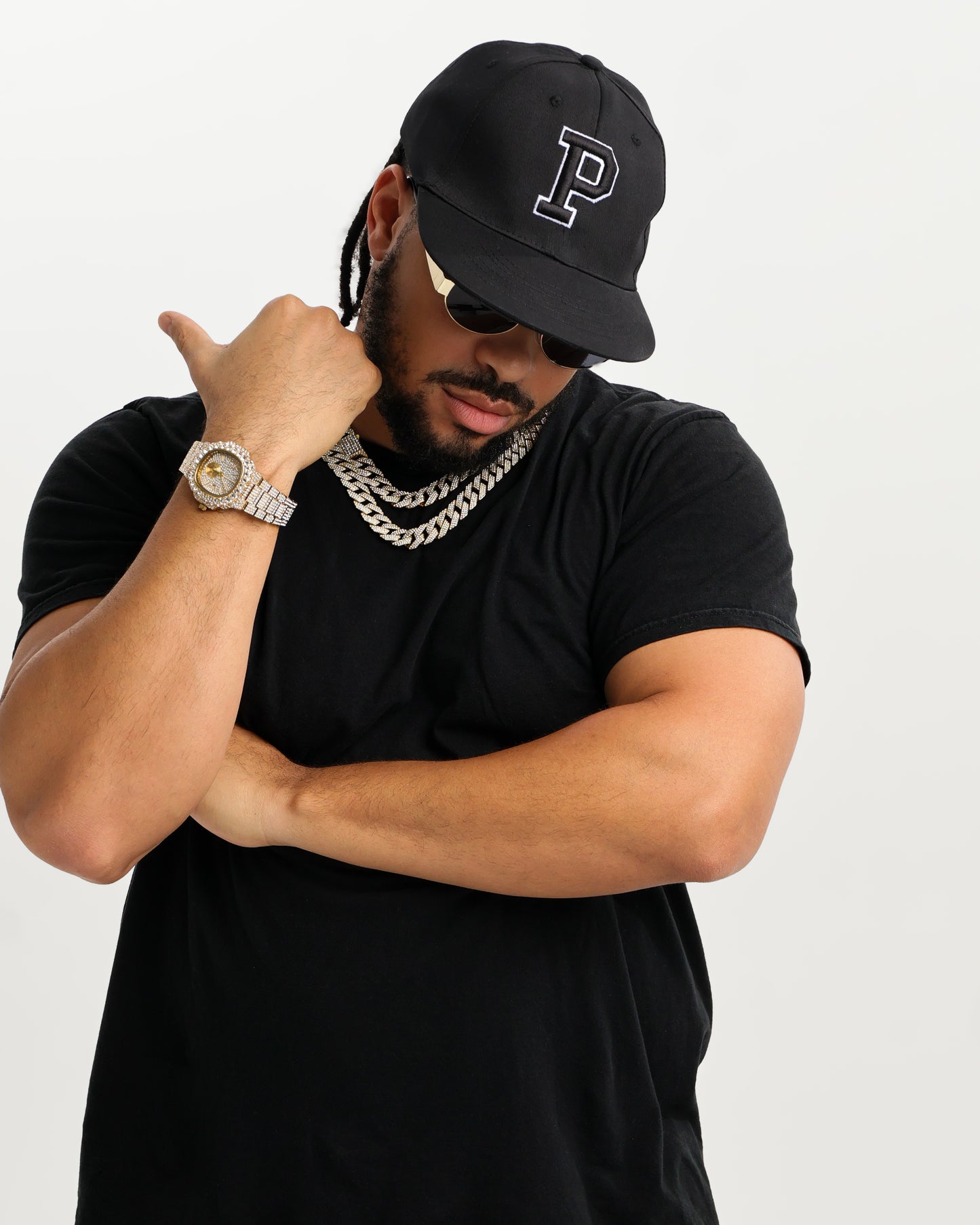 PEGSTYLES Signature P Black Snapback Hat | Unisex Streetwear