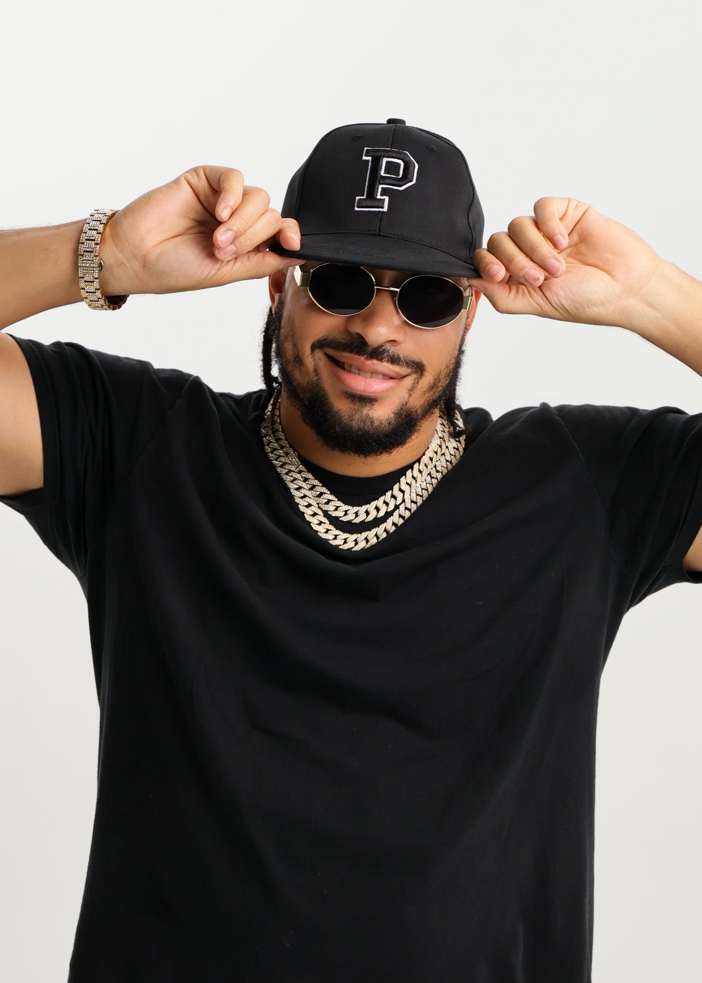 PEGSTYLES Signature P Black Snapback Hat | Unisex Streetwear