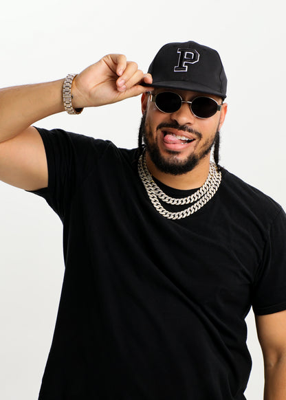 PEGSTYLES Signature P Black Snapback Hat | Unisex Streetwear