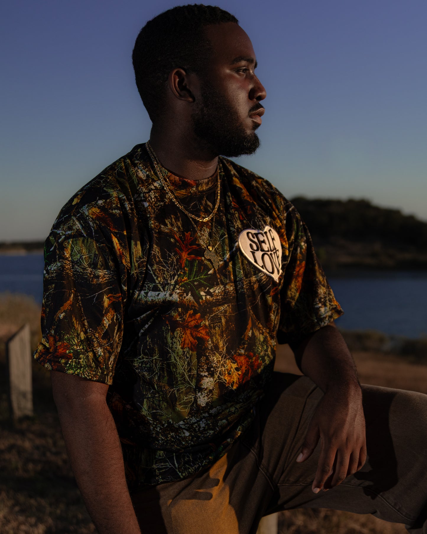 PEGSTYLES TALK WITH GOD | SELF LOVE CAMO Tee
