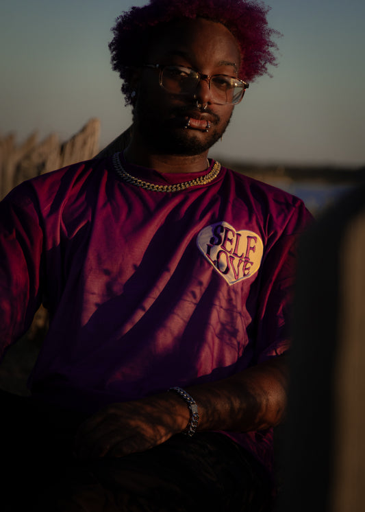 TALK WITH GOD | PURPLE | Box Tee
