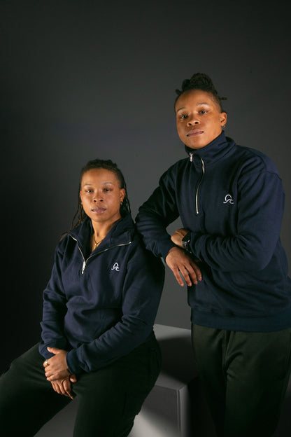 NAMI SOULS QUARTER ZIP Navy Blue