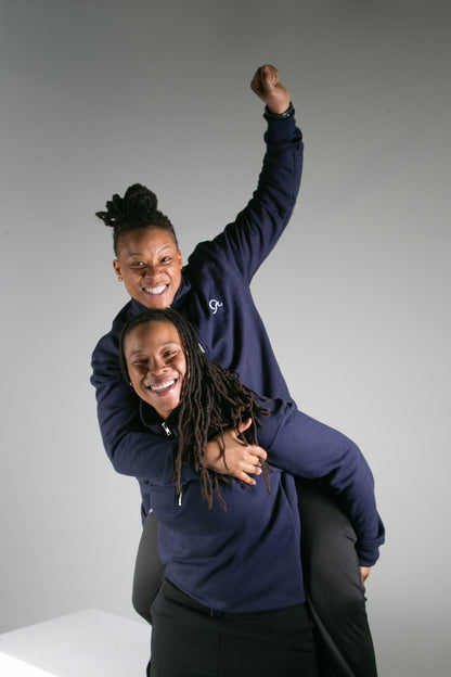 NAMI SOULS QUARTER ZIP Navy Blue