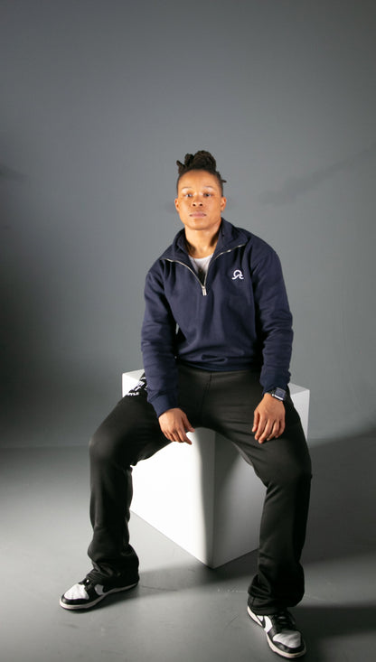 NAMI SOULS QUARTER ZIP Navy Blue