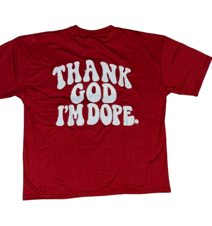 THANK GOD IM DOPE Oversized Tee
