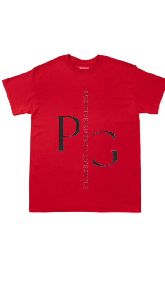 P.E.G Lifestyle Short Sleeve (MONOGRAM) Tee (RED)