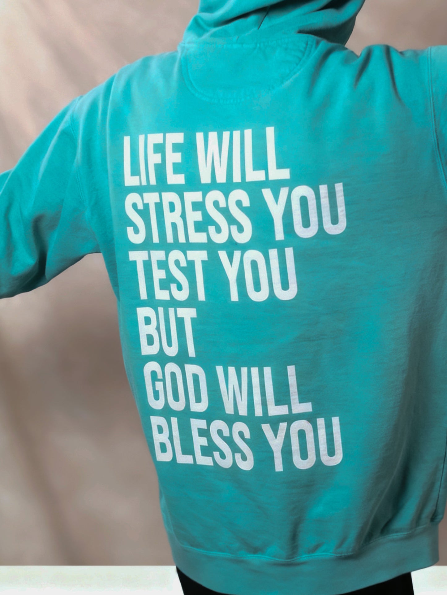 Life Will Stress You Test You But God Will Bless You HOODIE