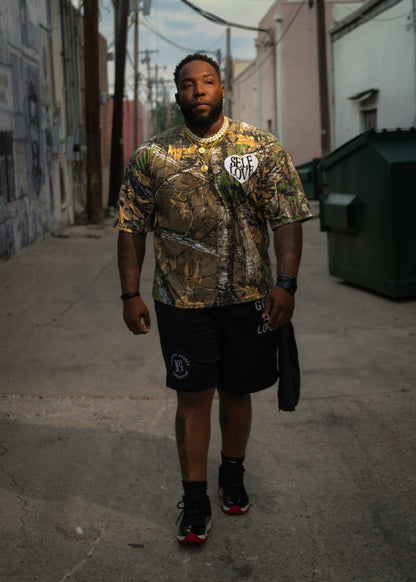 TALK WITH GOD | LIGHT WOODLAND CAMO | Box Tee