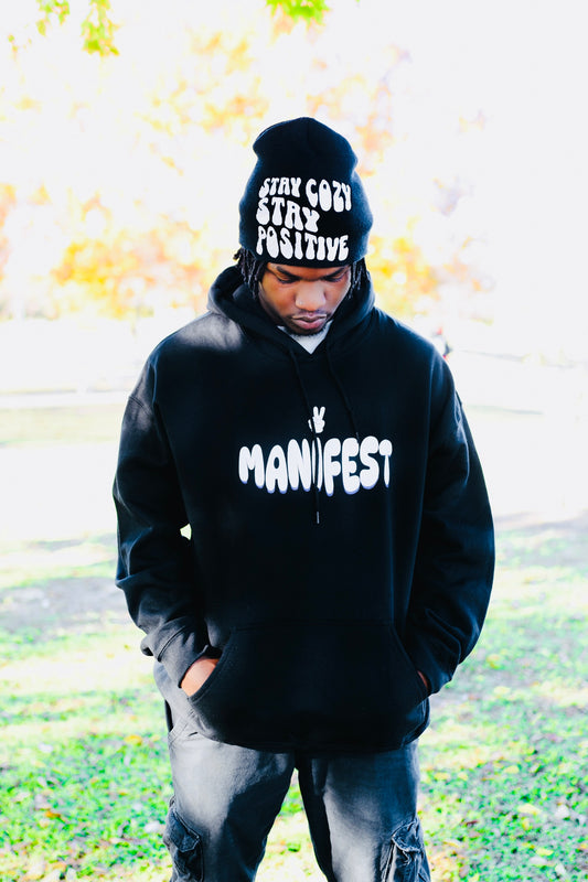 STAY COZY STAY POSITIVE BEANIES