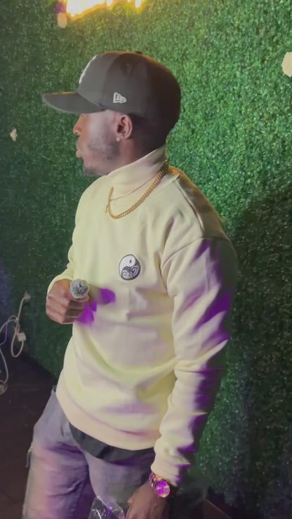 Lord Jordvn X PEGSTYLES YING YANG WATERS TURTLENECK SWEATERS