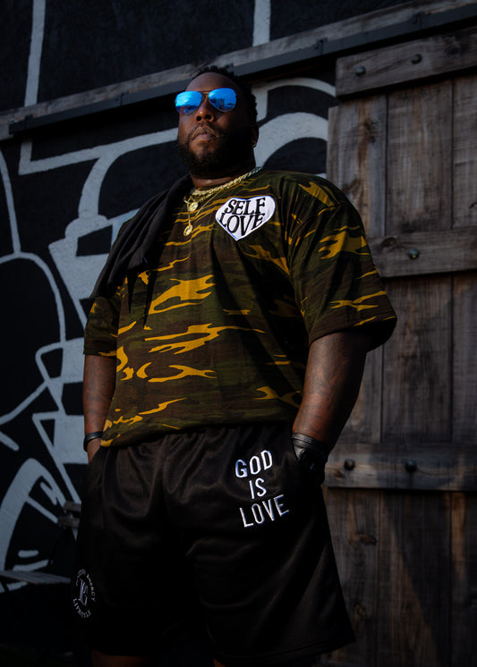 TALK WITH GOD | ARMY GREEN CAMO | Box Tee